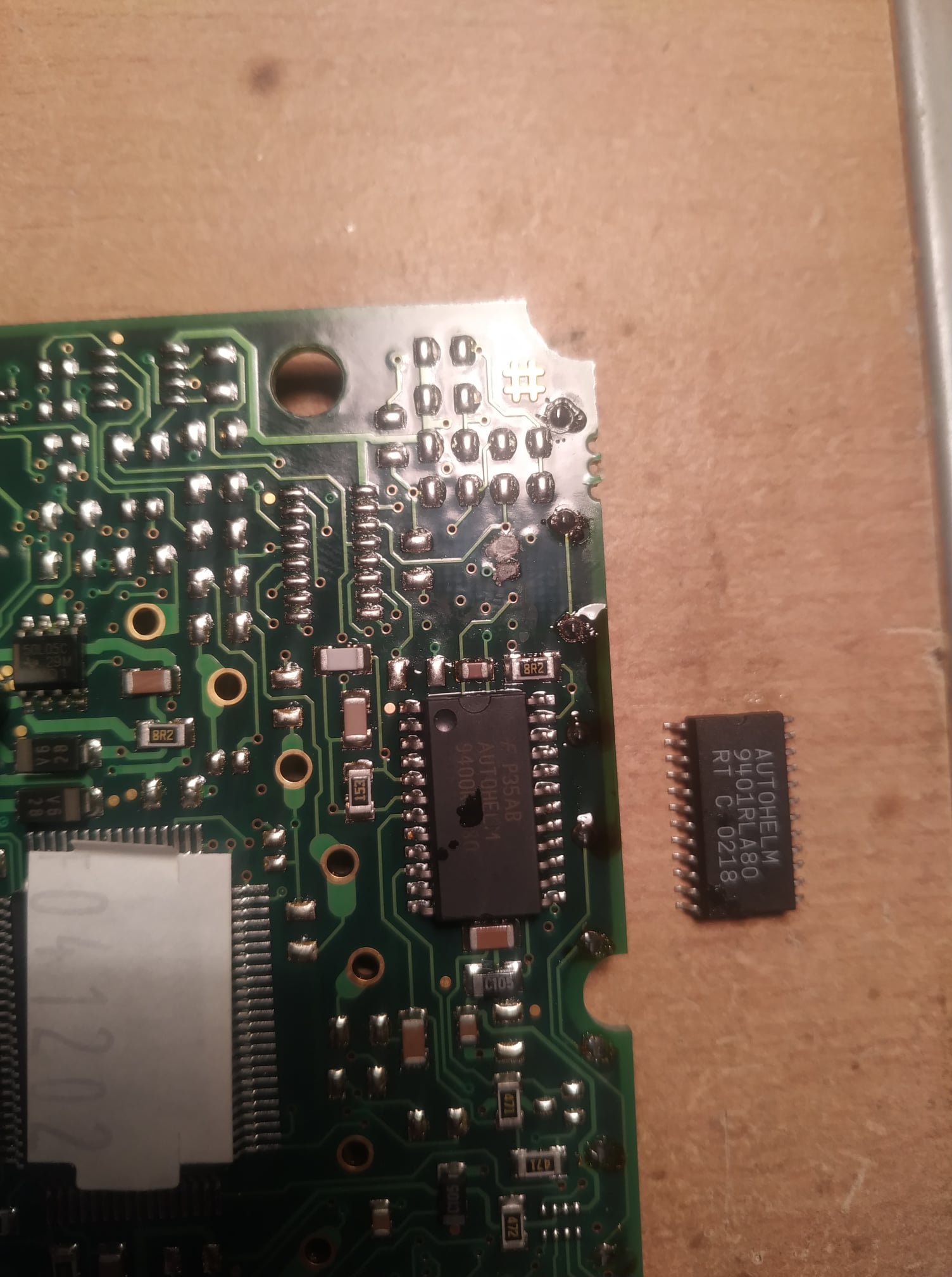 Raymarine ST6001+ autopilot controller repair